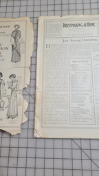 May Manton 1910 Dressmaking at Home June, Fashion Mail Order Patterns Chicago