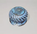 Yarn Bowls Purple (Blue) Hand Carved from Reclaimed Mango Wood