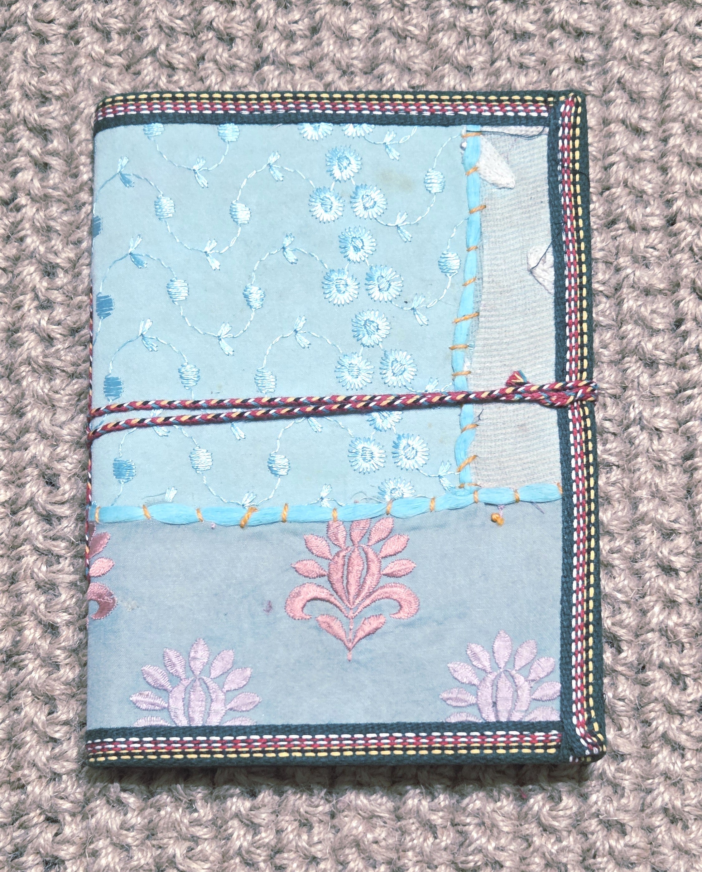 Art Journal Handmade Reclaimed Silk Saree (J26)