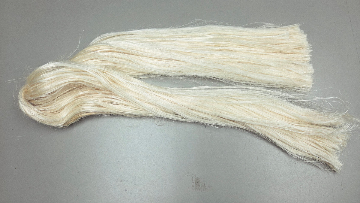 Pineapple Fiber Bundle, Semi-Combed. Sold ounce, Raw Vegetable Fiber. 3 oz Bundle