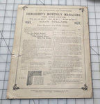 Demorest's Mirror of Fashion 1876 June Stories, Gowns, Painted Plates Original