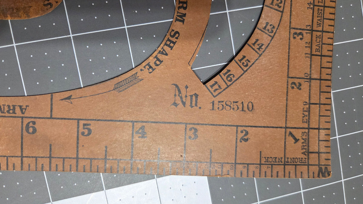 1879 Ruler for Will Rood Dressmaker Magic Scale Original No. 158510