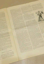 Rare 1896 Le Moniteur de la Mode January French Fashion Included Bodice Pattern