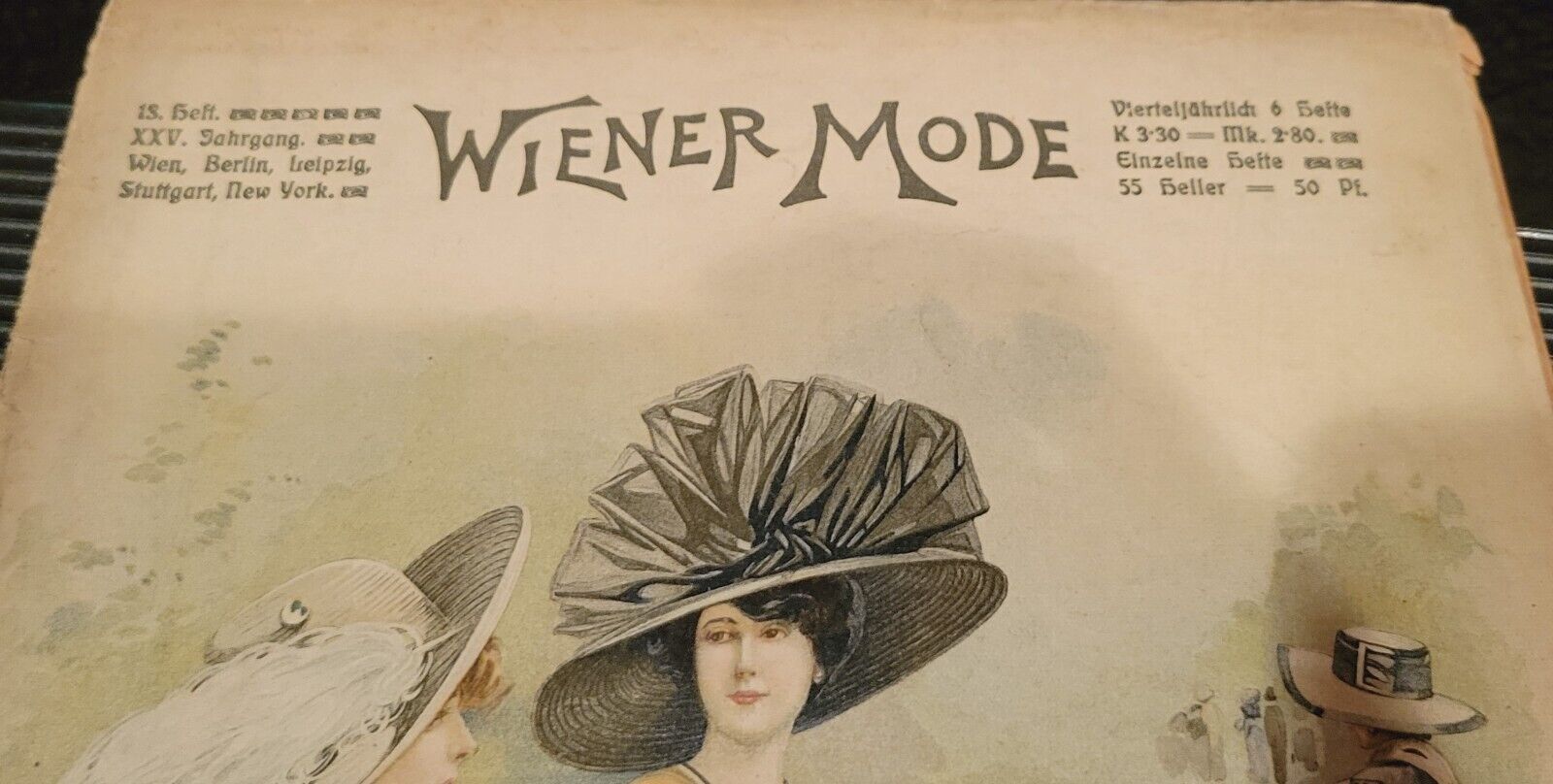 Wiener Mode April 1912 German Fashion Catalogue New York Women Styles