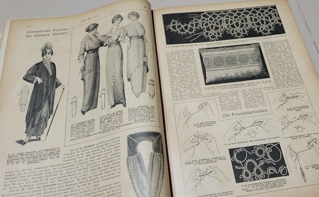 1914 Wiener Mode Original April German Fashion Catalogue New York Women Styles