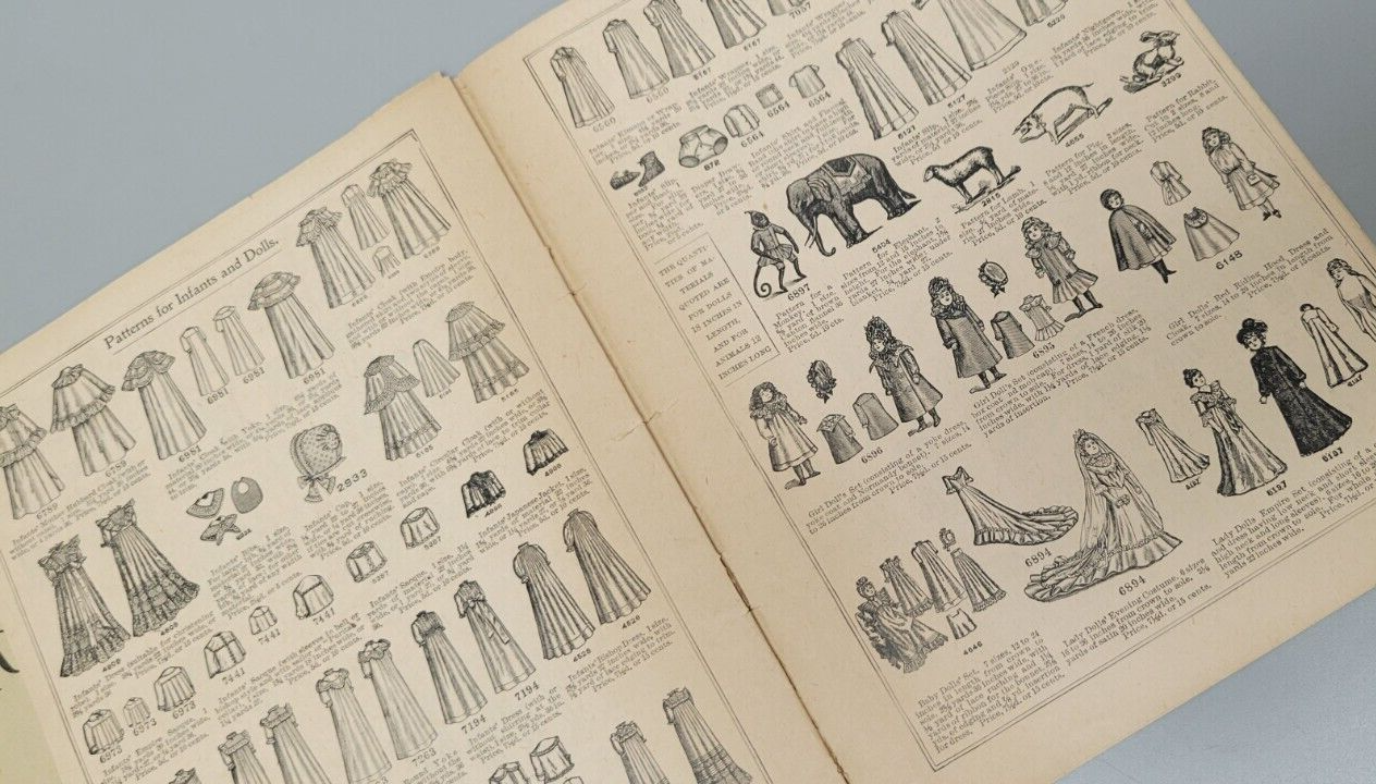 1902 Handy Catalogue Standard Patterns Fashions Mail Order Original Edwardian