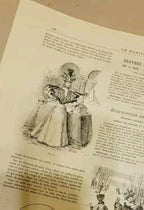 Rare 1896 Le Moniteur de la Mode January French Fashion Included Bodice Pattern