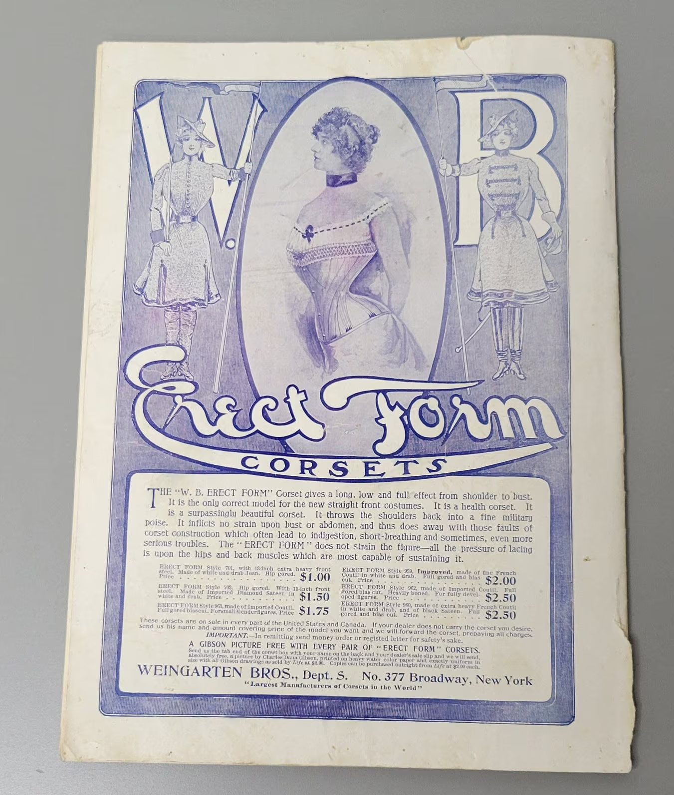 1901 Glass of Fashion September, Original Pattern Catalog, Butterick Publishing