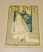 Elite Styles, 1915 June Dressmaker Tailor Fashion Magazine Catalog Ladies Bride