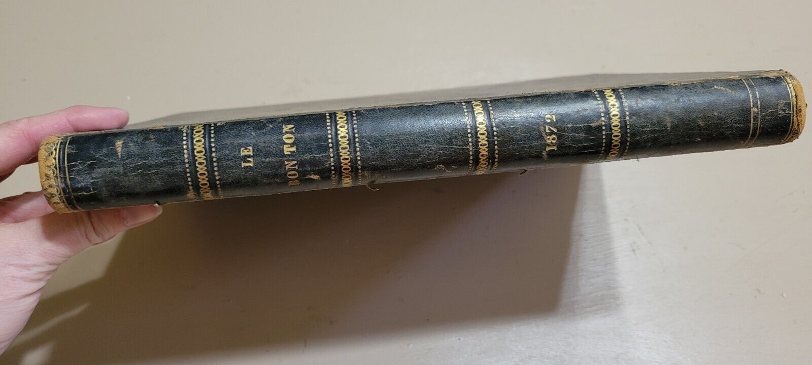 Le Bon Ton, Journal de Modes. June - December 1872 French Fashion Bound Book
