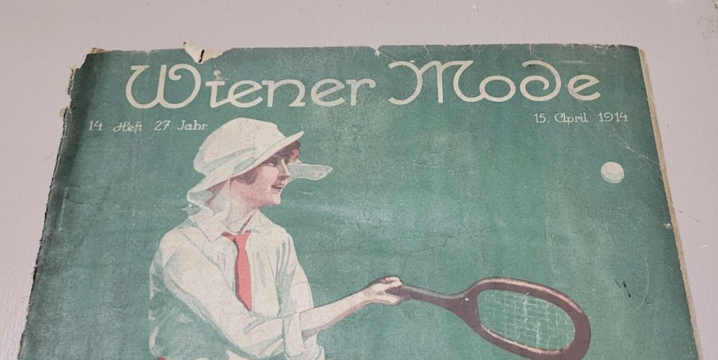 1914 Wiener Mode Original April German Fashion Catalogue New York Women Styles