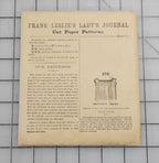 Frank Leslie's Lady's Cut Paper Pattern #376 1870s Infant Shirt