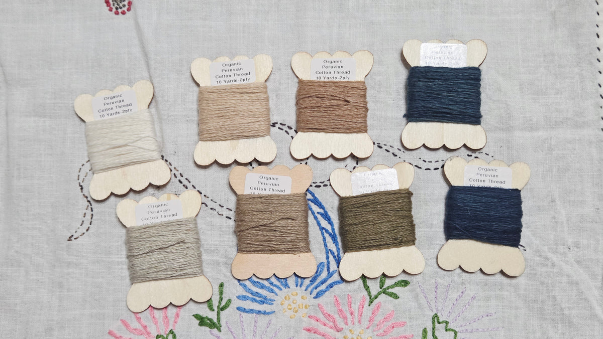 Cotton Thread Organic Natural Color Yarn