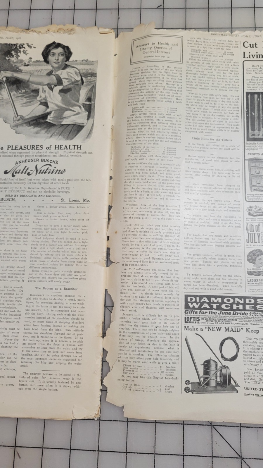 May Manton 1910 Dressmaking at Home June, Fashion Mail Order Patterns Chicago