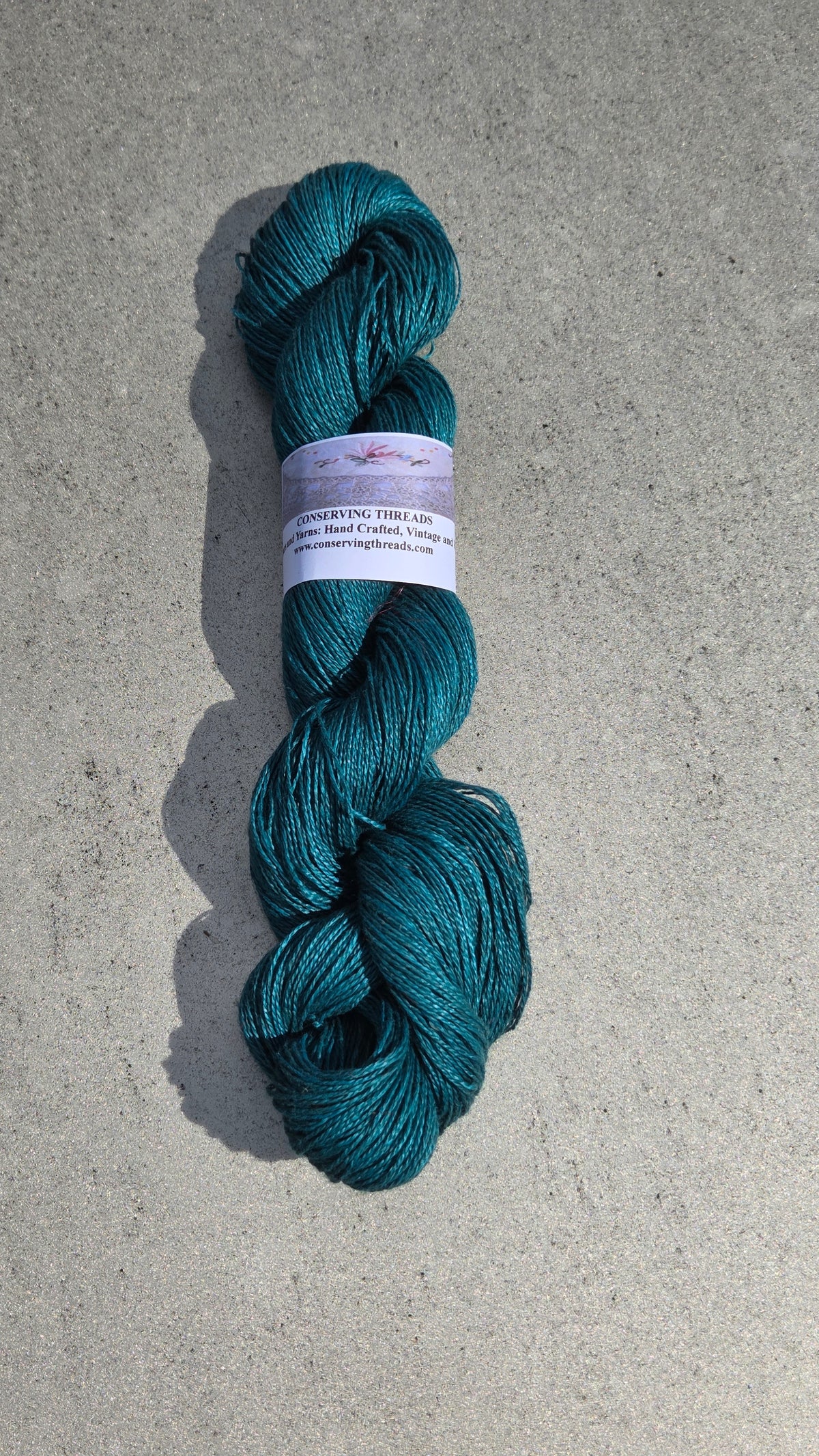 Linen Yarn, Small Batch Studio Dyed. Machine Spun 10/2
