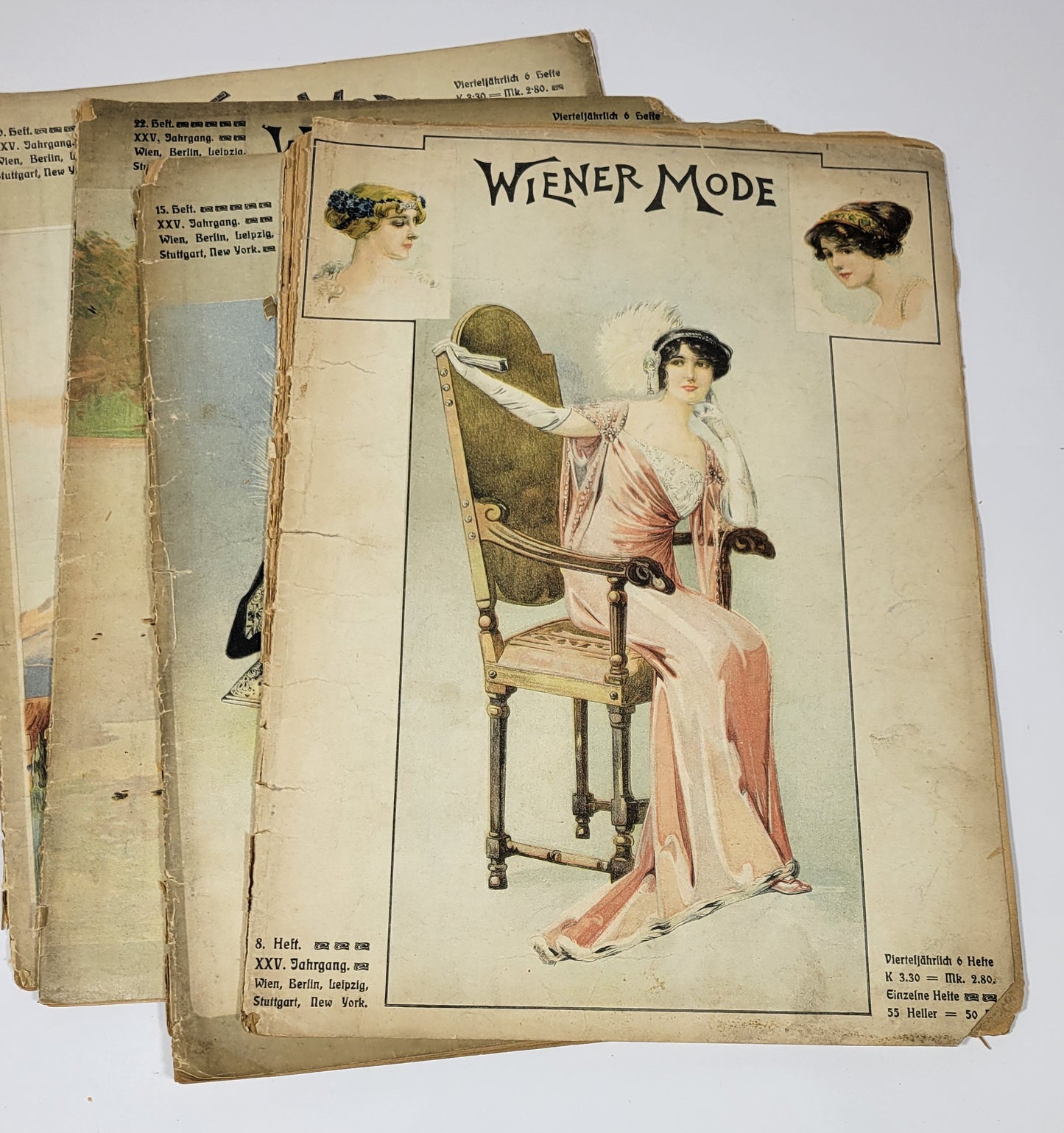 Lot 7 Weiner Mode Catalog German New York Fashion 1912 Edition