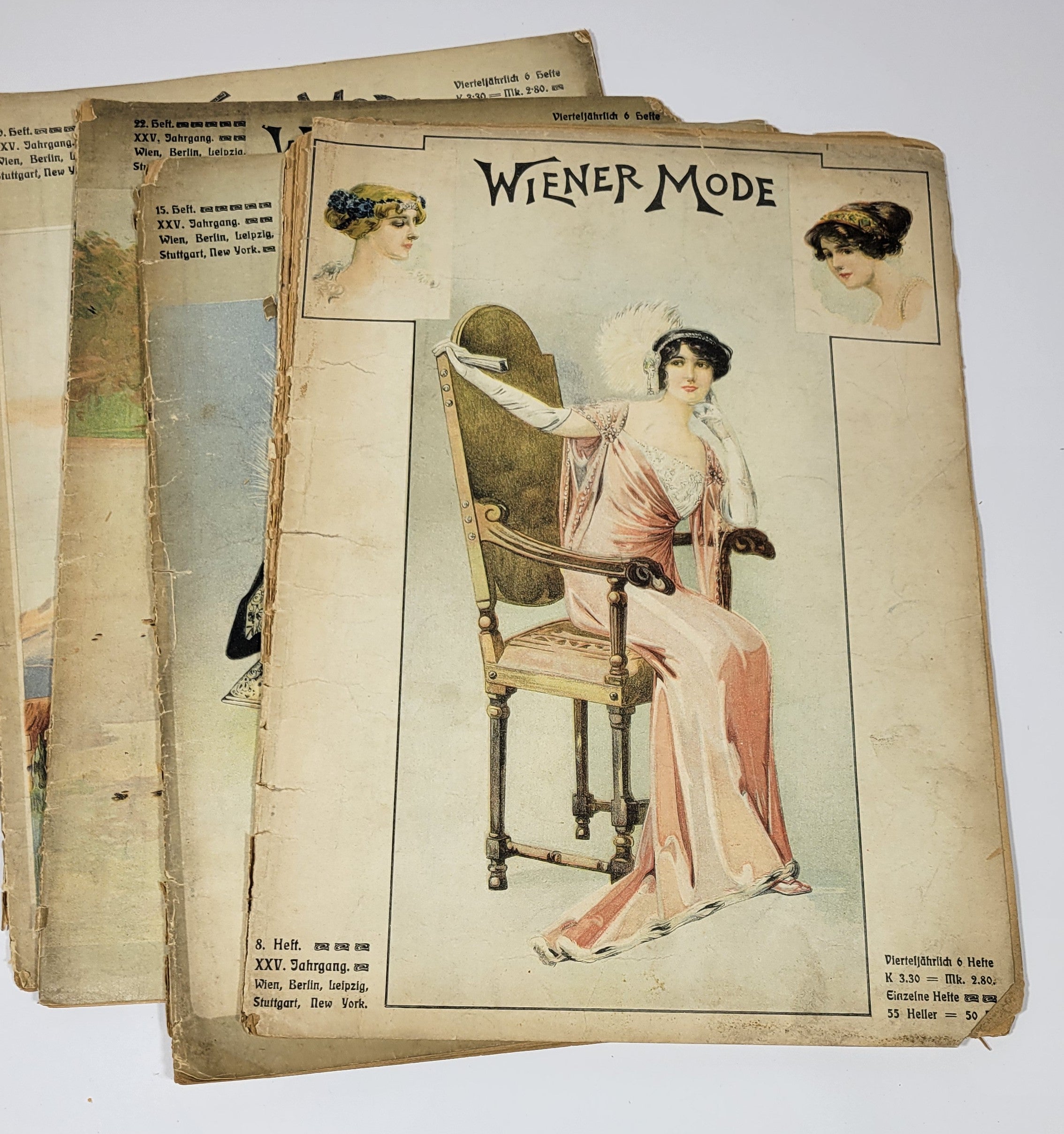 Lot 7 Weiner Mode Catalog German New York Fashion 1912 Edition