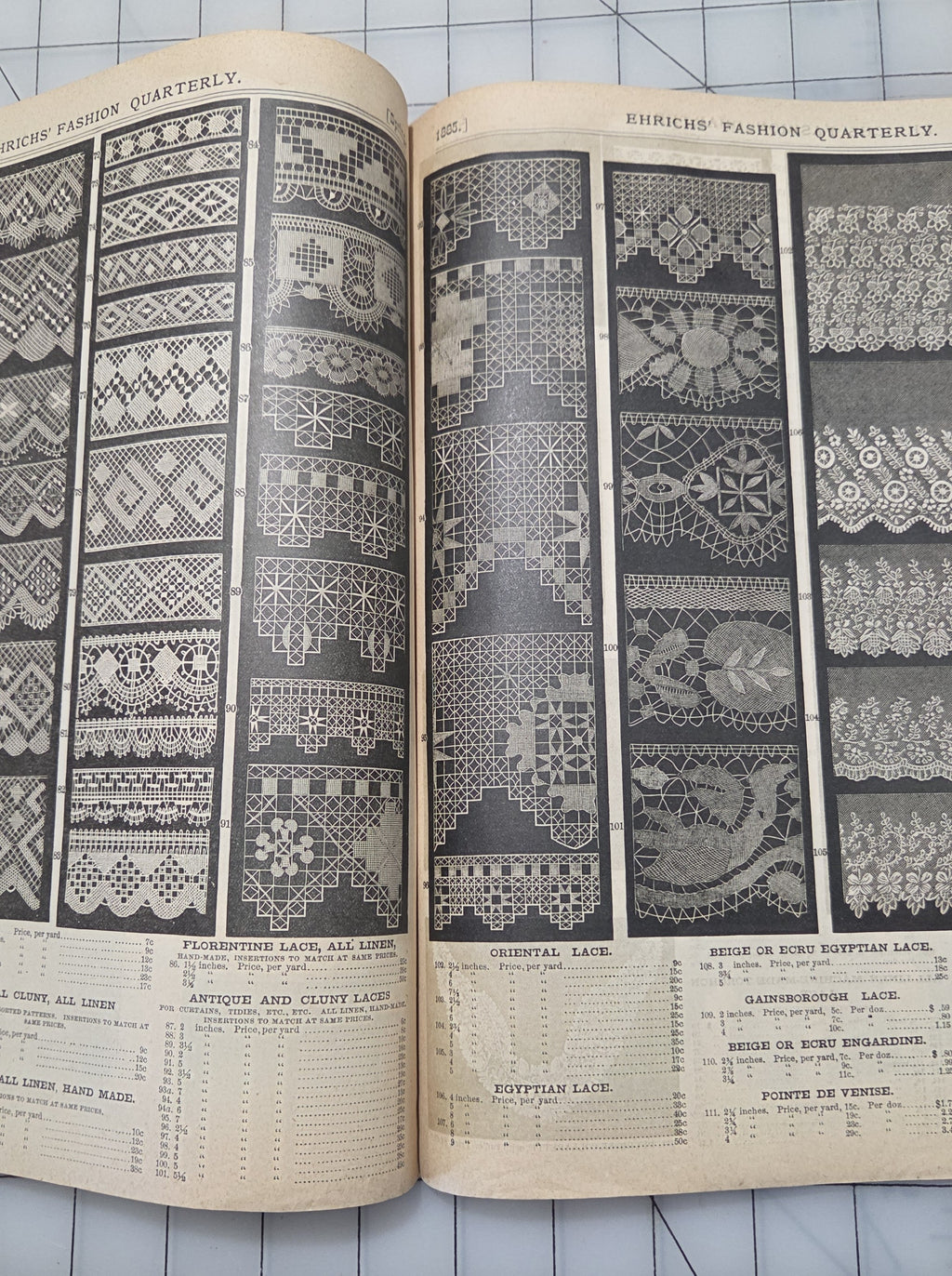 Ehricks Quarterly RARE Spring 1885 New York Women Men Styles Fashion Catalog