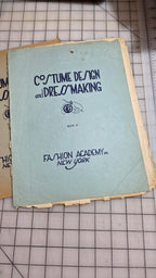 Fashion Academy Course 5 Book Lot NY Dress Making Costume Design 1920 Book 1-5