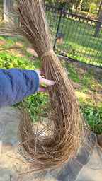 Sugarcane (Stalk) Fiber. Un-Combed. Raw Unfinished Bundles