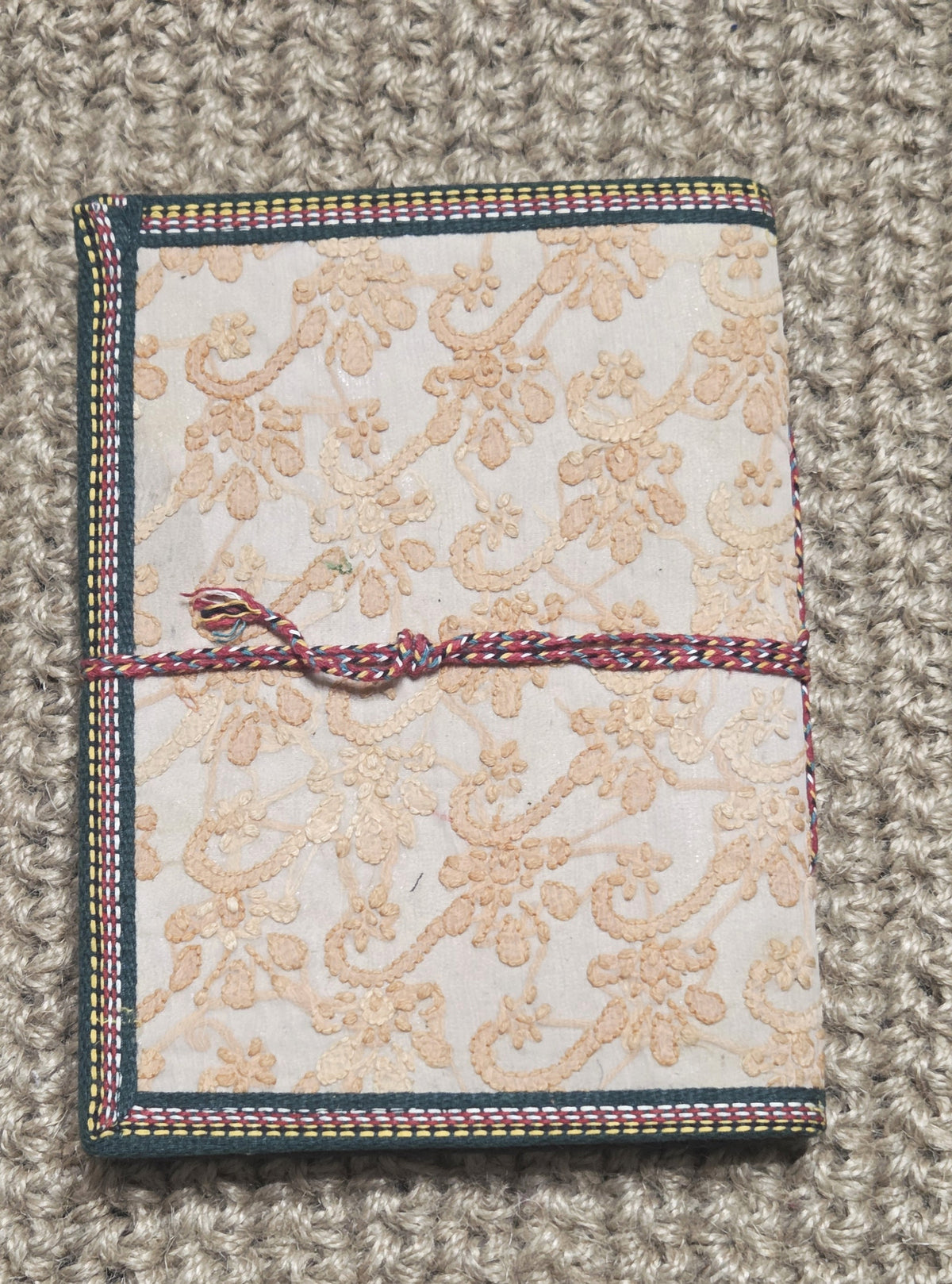 Art Journal Handmade Reclaimed Silk Saree (J25)
