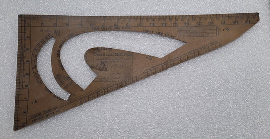 1879 Ruler for Will Rood Dressmaker Magic Scale Original No. 158510