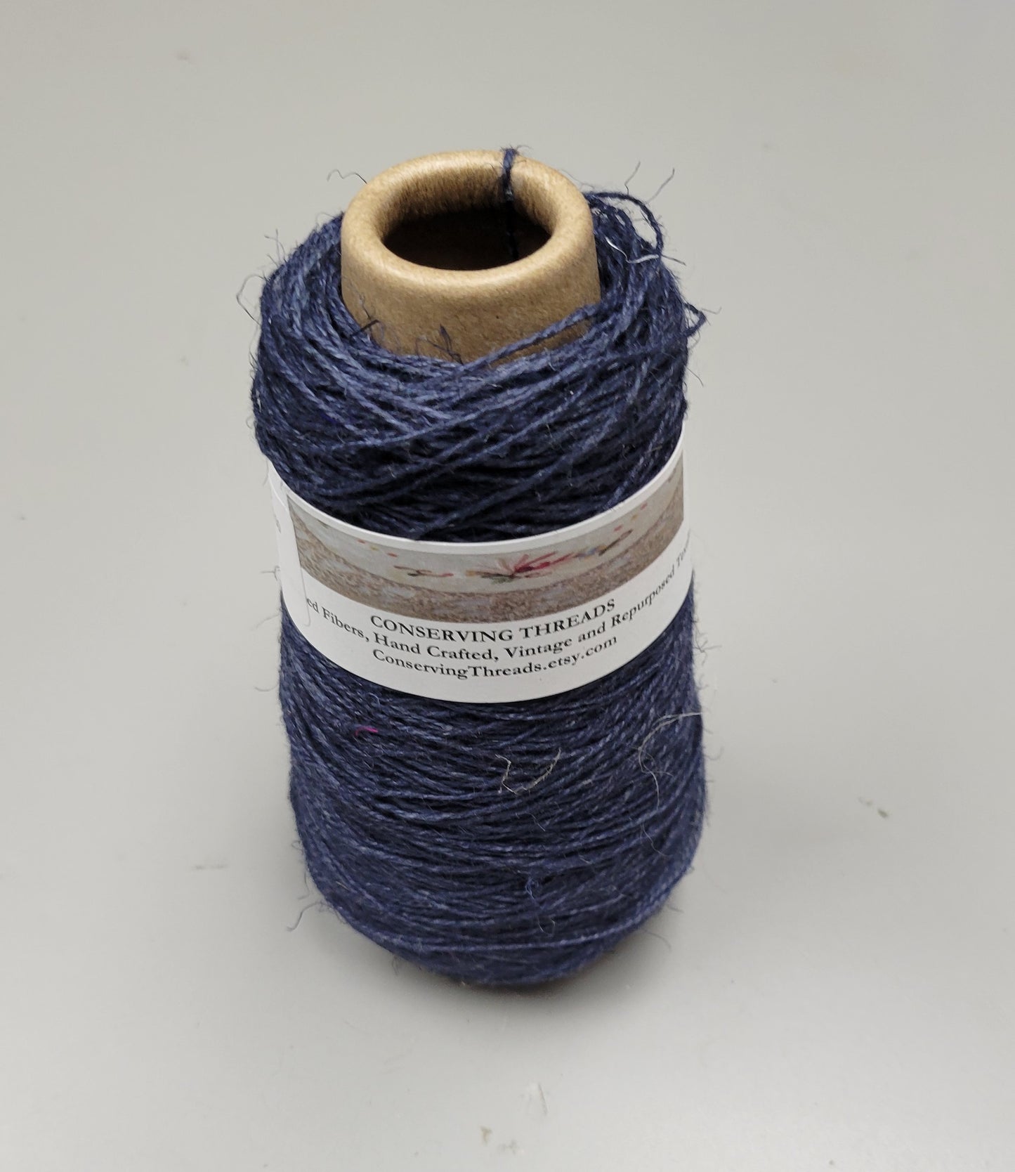 Linen Yarn, Small Batch Studio Dyed. Machine Spun 10/2 on Cone