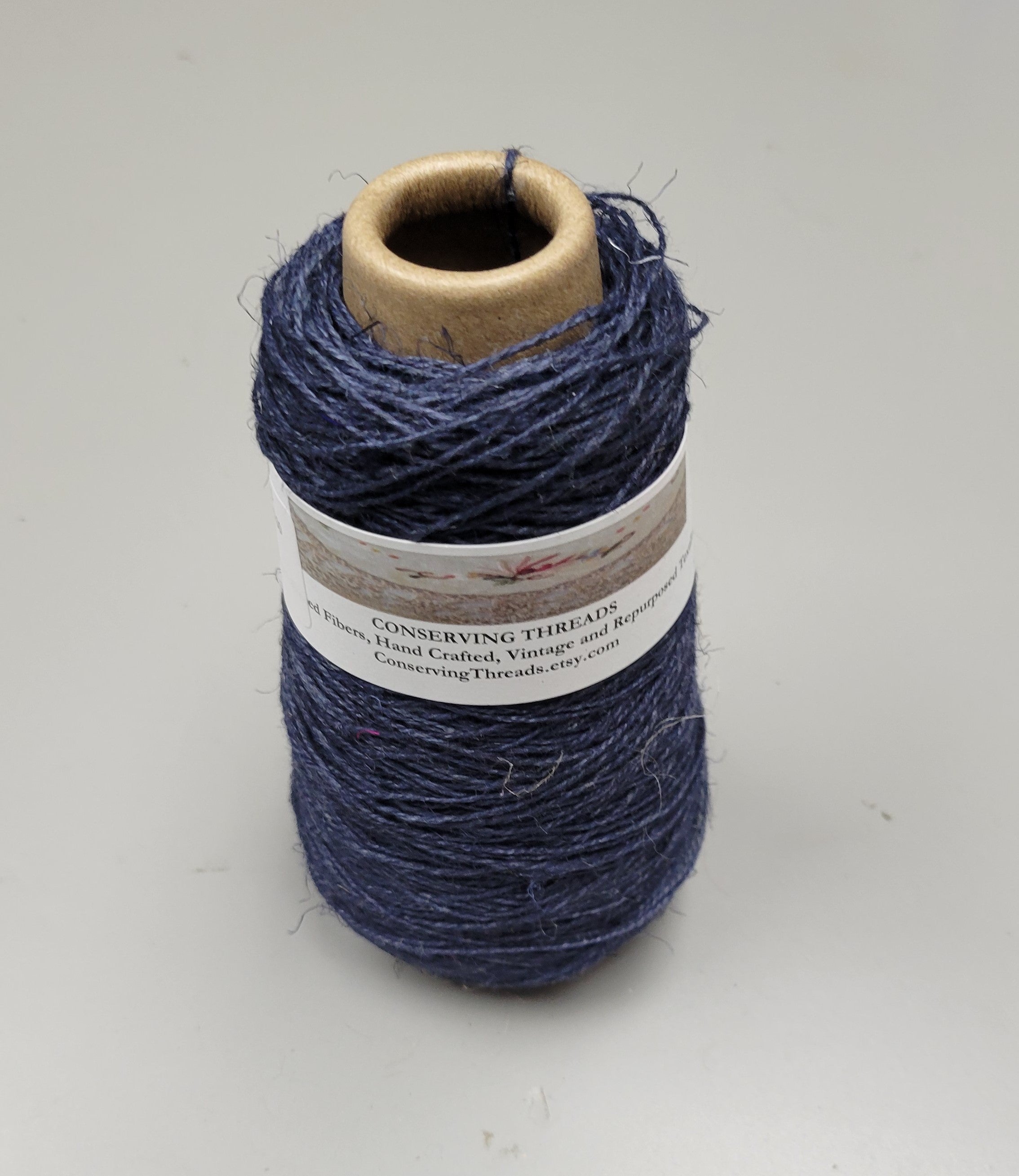 Linen Yarn, Small Batch Studio Dyed. Machine Spun 10/2 on Cone