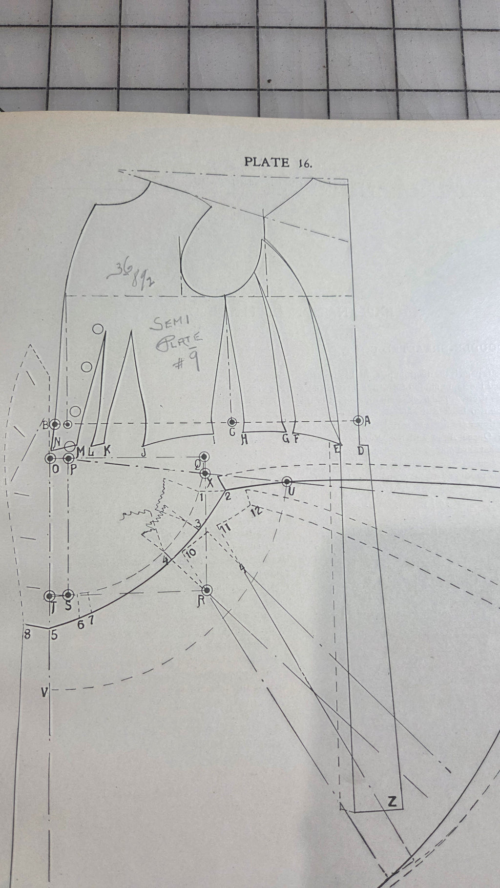 1901 New Superlative System Cutting Ladies' Garments Chas J. Stone School