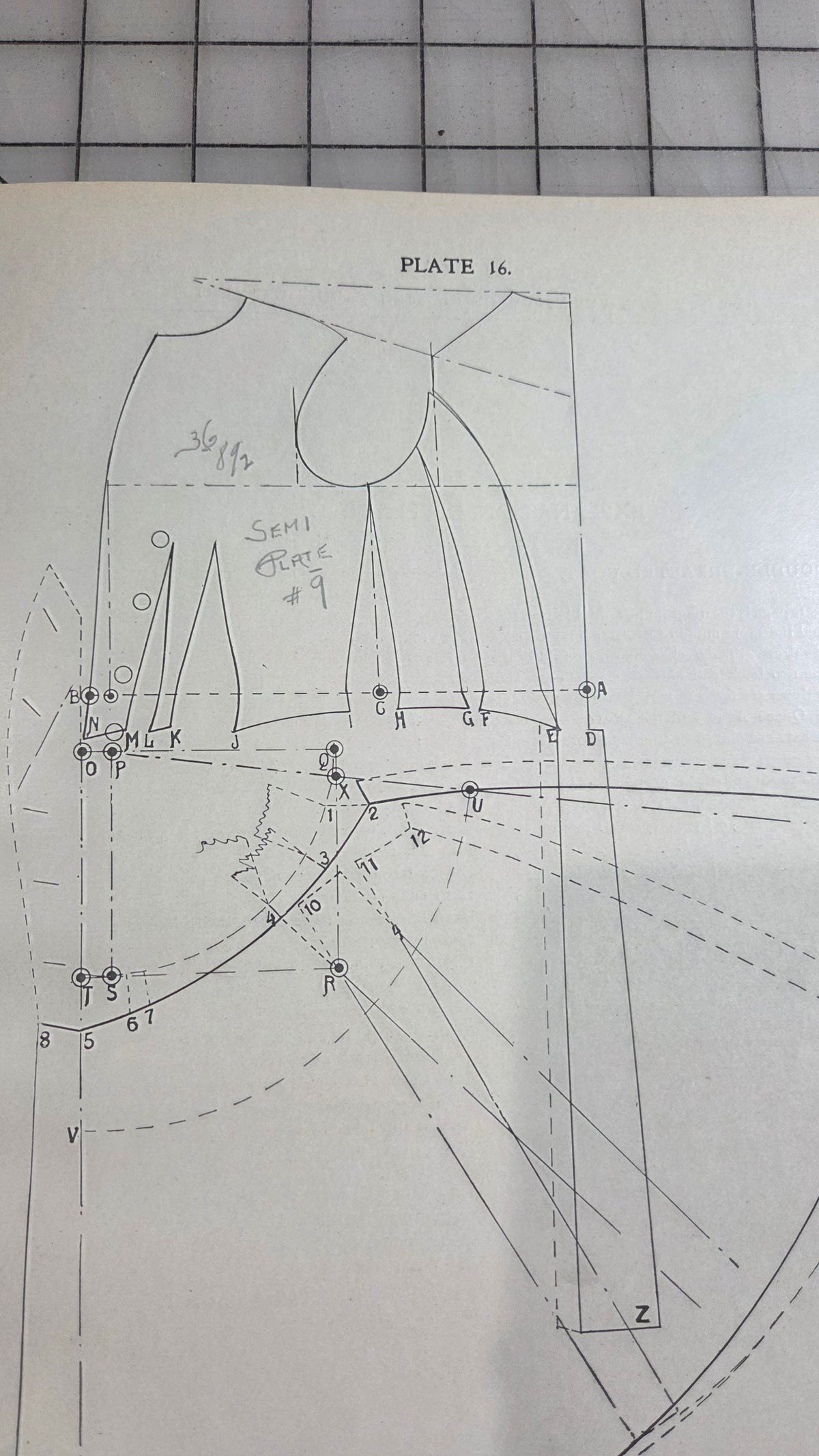 1901 New Superlative System Cutting Ladies' Garments Chas J. Stone School