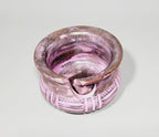 Yarn Bowls Pink Hand Carved from Reclaimed Mango Wood