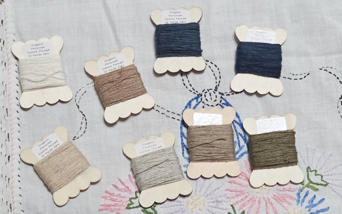 Cotton Thread Organic Natural Color Yarn