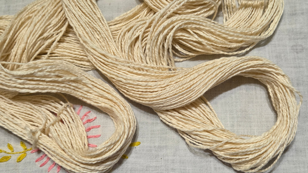 Limited Run, USA Cotton Yarn, Boutique Mill Spun. Fingering Weight - 125 Yards - 50 Grams Skein.