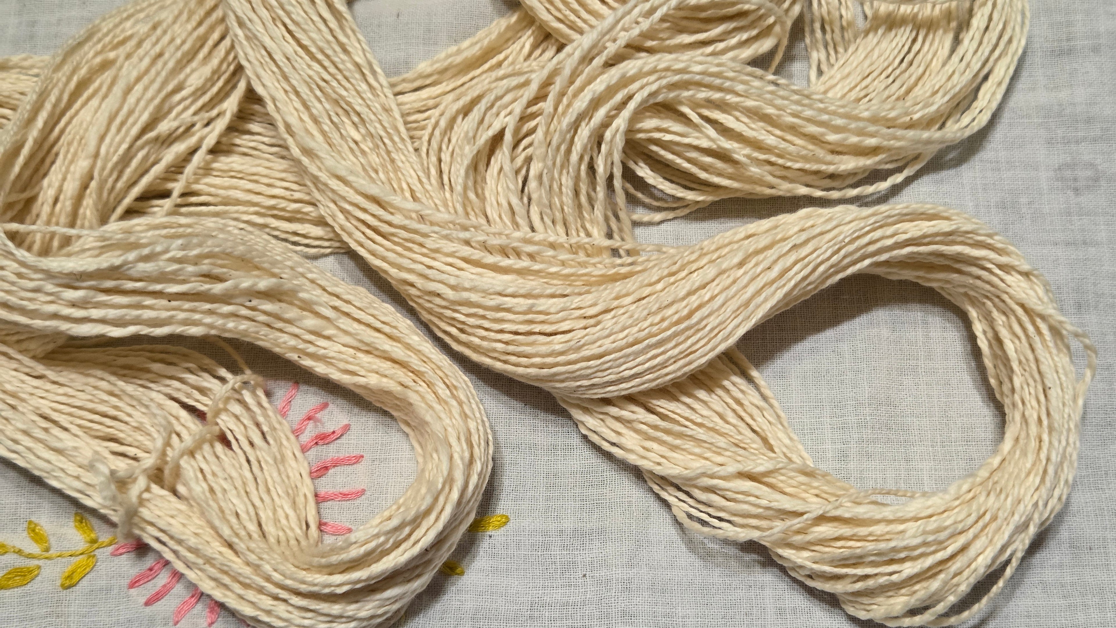 Limited Run, USA Cotton Yarn, Boutique Mill Spun. Fingering Weight - 125 Yards - 50 Grams Skein.