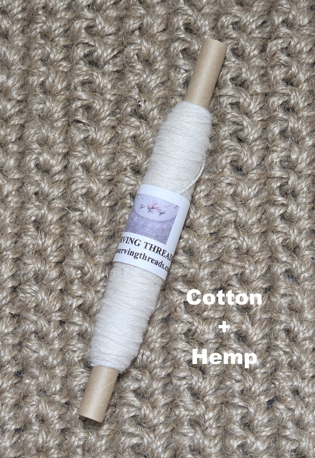Thread Cotton + Hemp Blend, 50 Yards Spool