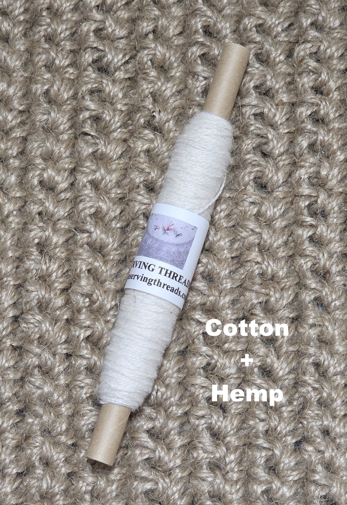 Thread Cotton + Hemp Blend, 50 Yards Spool