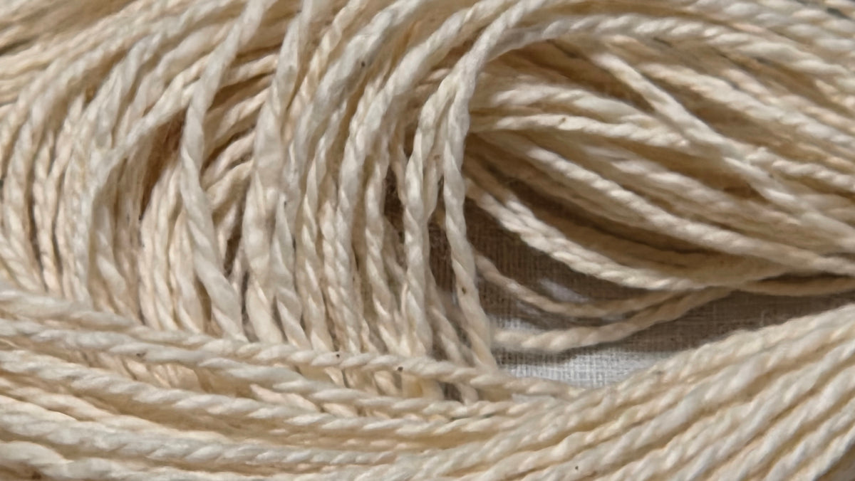 Limited Run, USA Cotton Yarn, Boutique Mill Spun. Fingering Weight - 125 Yards - 50 Grams Skein.