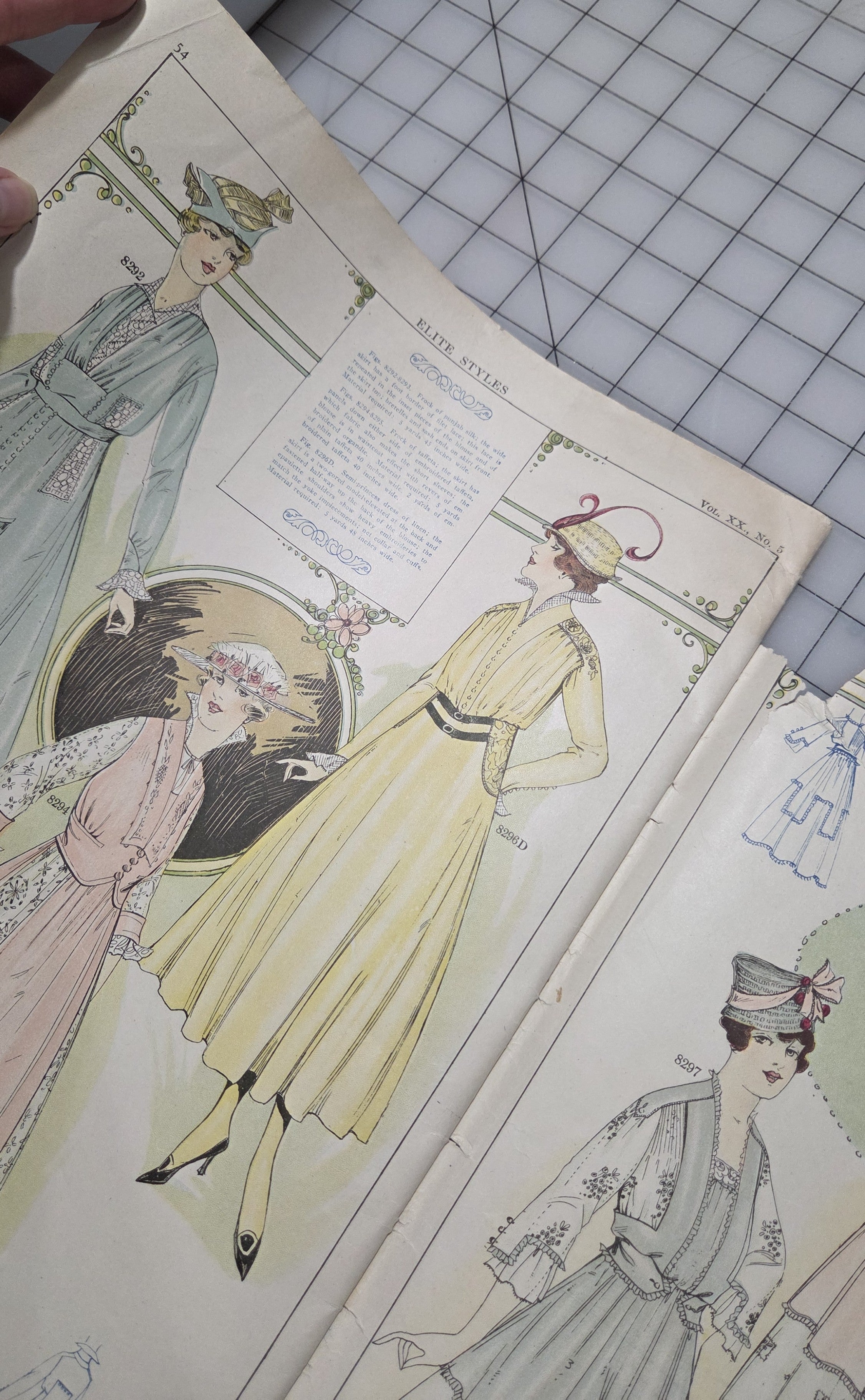 Elite Styles May 1916 Original Dressmaker Tailor Fashion Catalog Ladies Magazine
