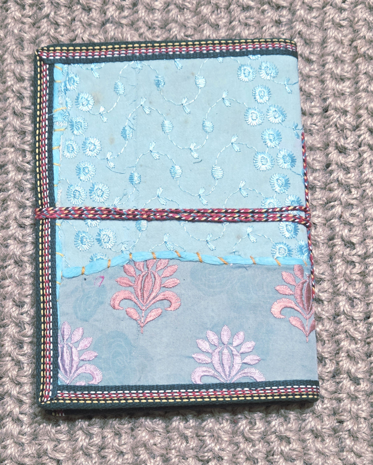 Art Journal Handmade Reclaimed Silk Saree (J26)