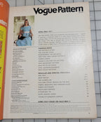 Vogue Pattern Book International April May 1971 Fashion News Feature Dress