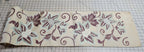 Roll Pre-War Japanese Textile Silk Fabric Kimono Floral Silver Stamp Yuki