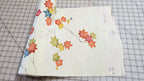 Roll Pre-War Japanese Textile Silk Fabric Kimono Floral Gold Stamp Yuki