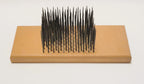 Flax & Hemp Hatchel. Custom Made Wood Medium Tines for Combing Fibers.
