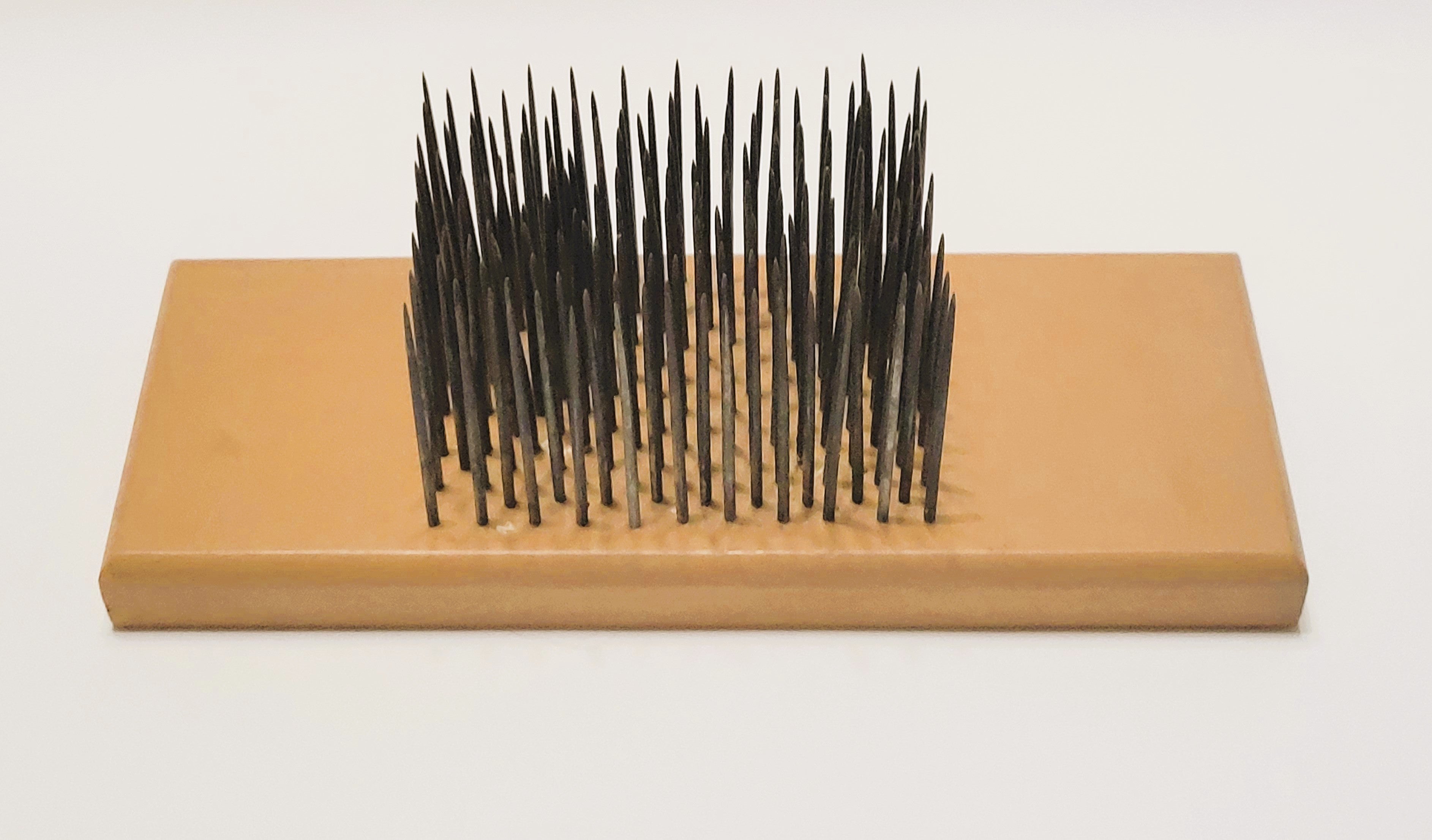 Flax & Hemp Hatchel. Custom Made Wood Medium Tines for Combing Fibers.