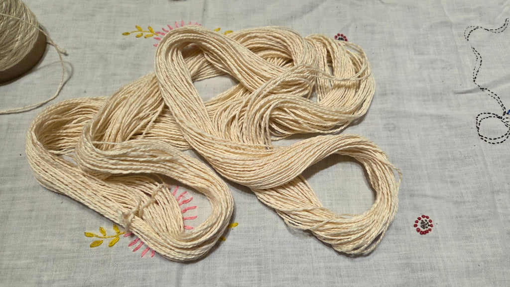 Limited Run, USA Cotton Yarn, Boutique Mill Spun. Fingering Weight - 125 Yards - 50 Grams Skein.