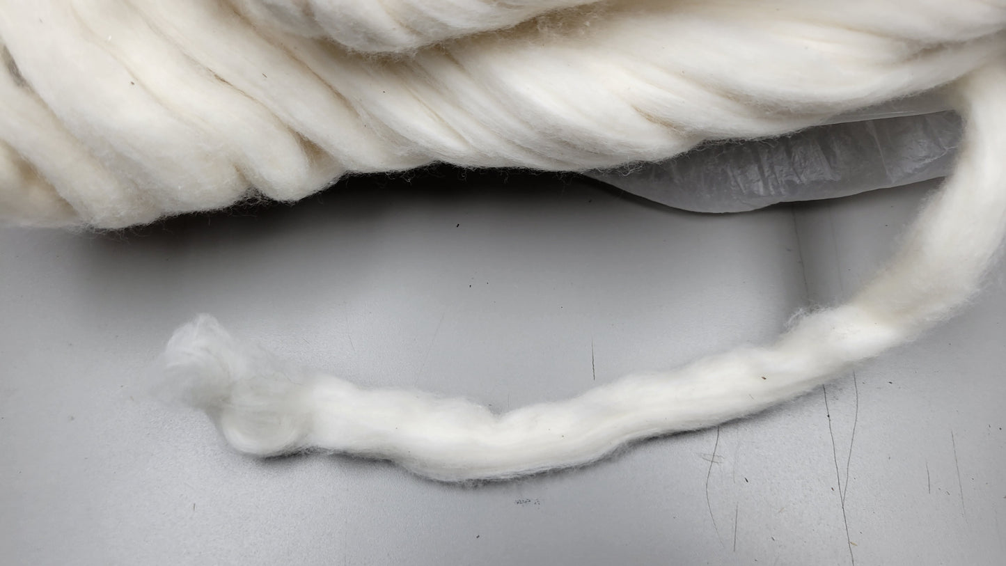 Easy Spin Cotton Sliver, Conventional USA Upland Variety