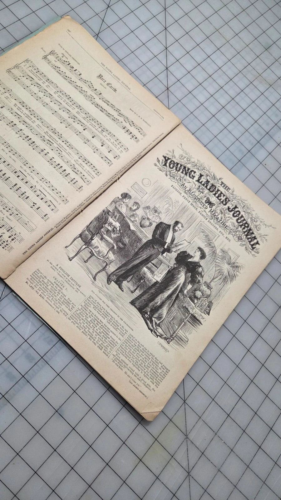 Young Ladies Journal Magazine 1895 Sept Fashion Illustrated Patterns American Ed