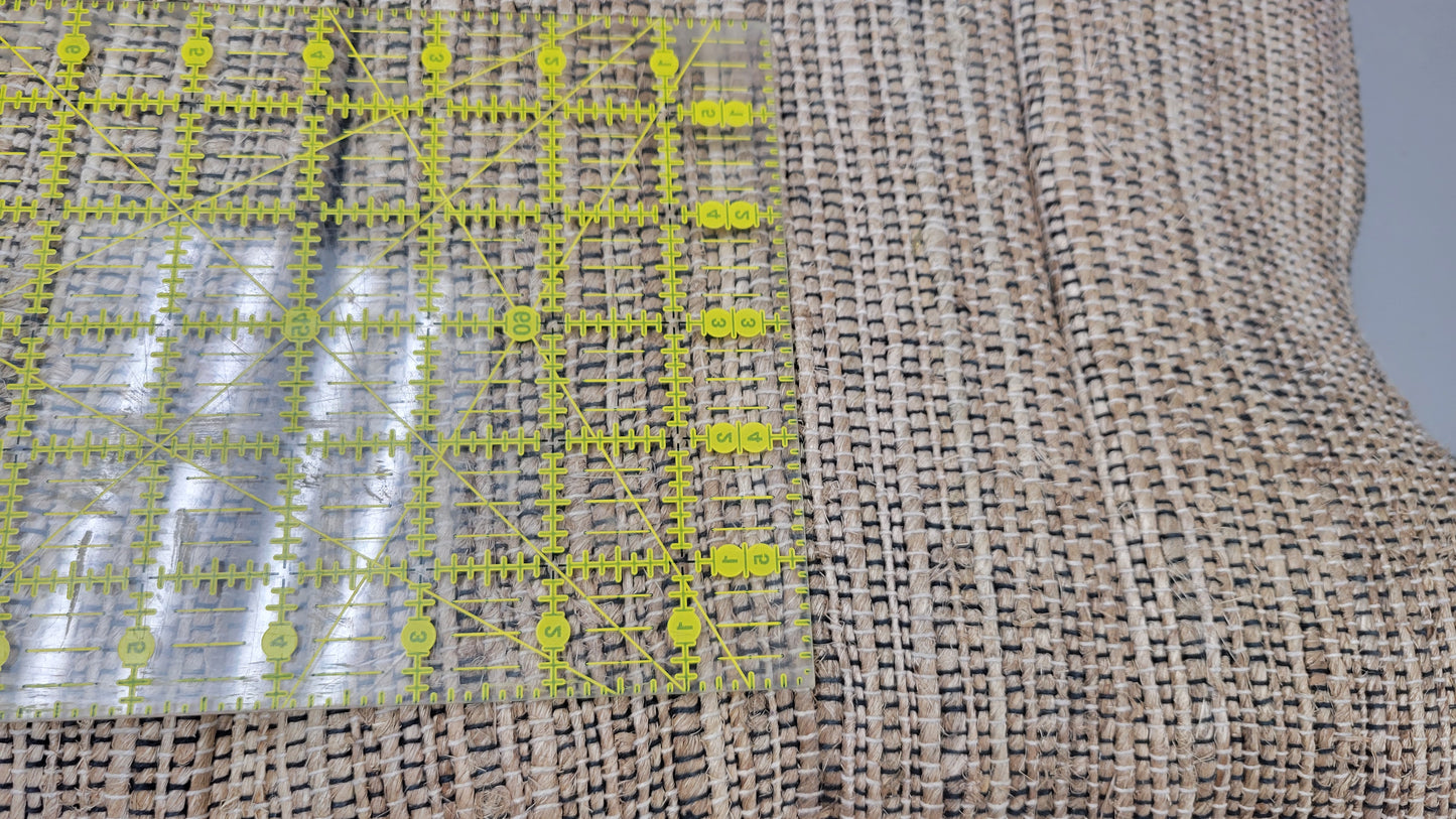 Hand-Woven Fabric. 20 Cotton 80 Banana Plant Fiber. 1/2 Yrd Cut