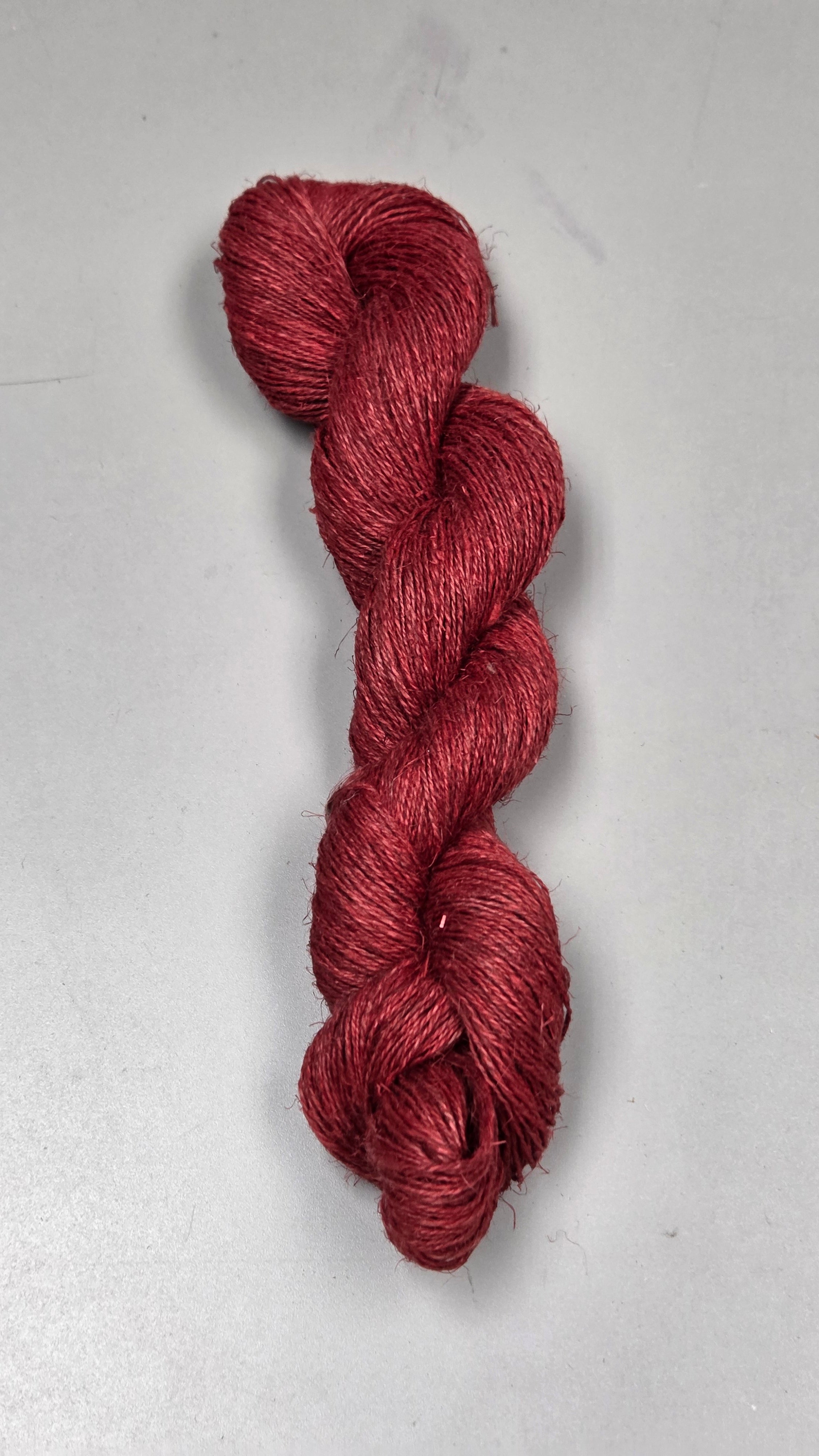 Linen Yarn, Small Batch Studio Dyed. Machine Spun 10/2