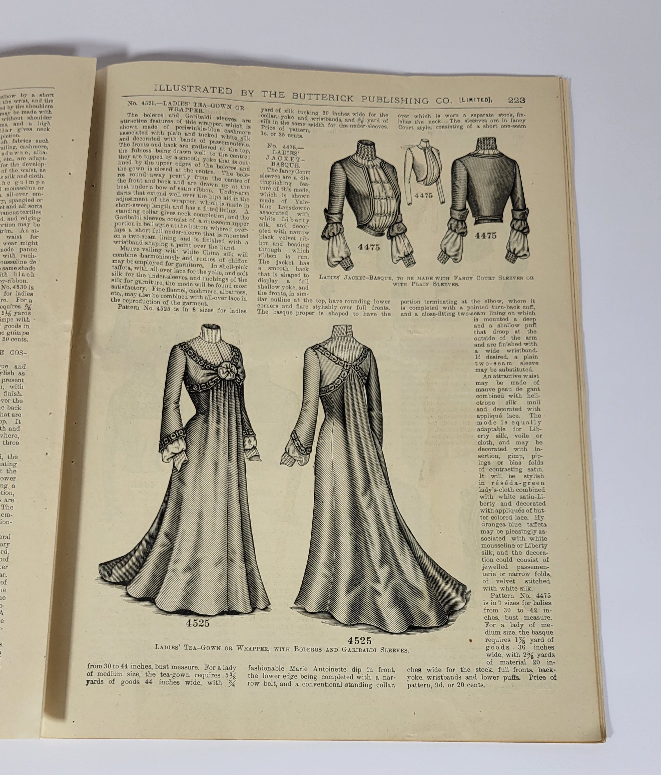 The Glass of Fashion, 1900 November, Butterick Publishing Co. Ltd., Vol 42 No 5.
